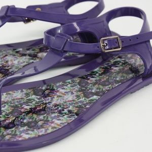 Nicole Miller Women Shoes Jelly Sandals Ankle E09